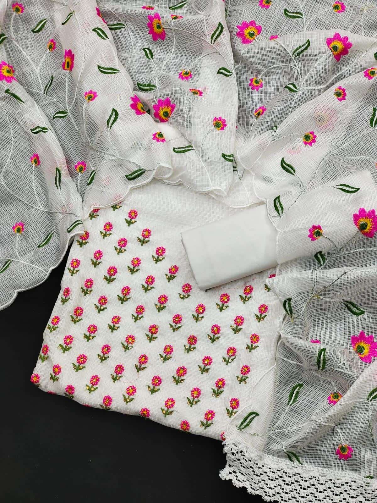 BT-17 DESIGNER KOTA DORIYA EMBROIDERED WORK NON CATALOG DRESS 