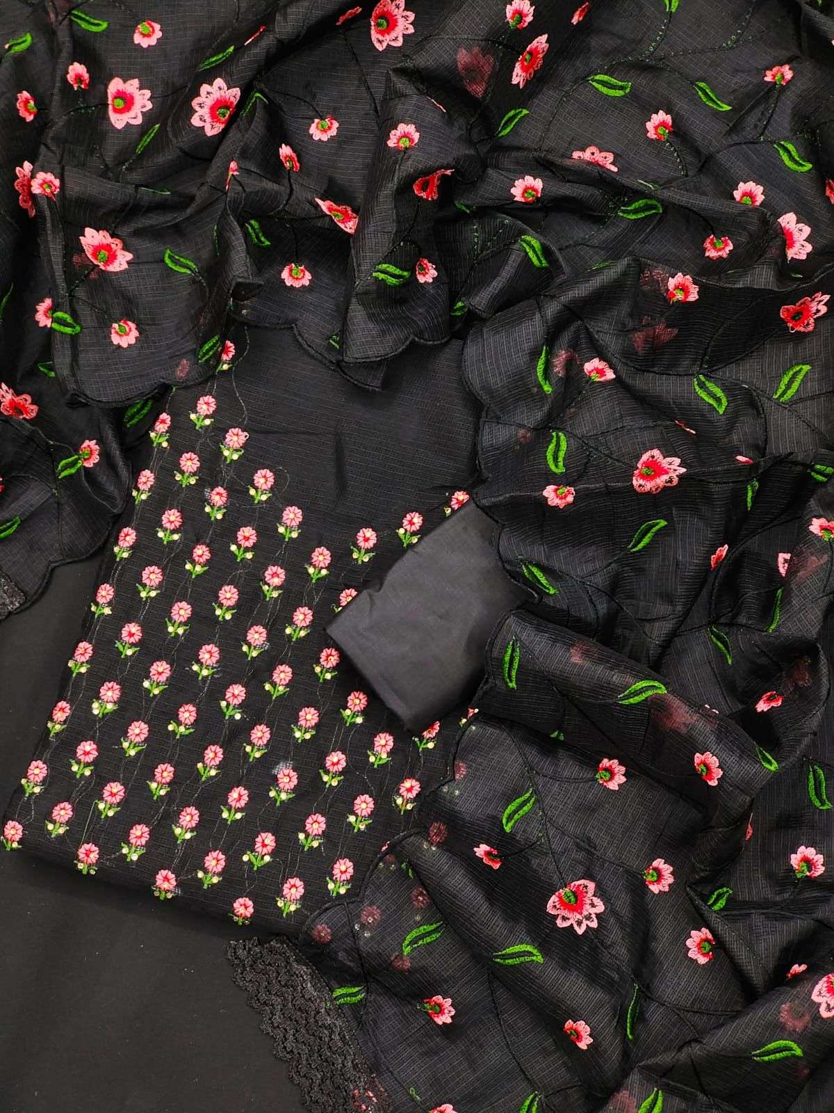 BT-17 DESIGNER KOTA DORIYA EMBROIDERED WORK NON CATALOG DRESS 