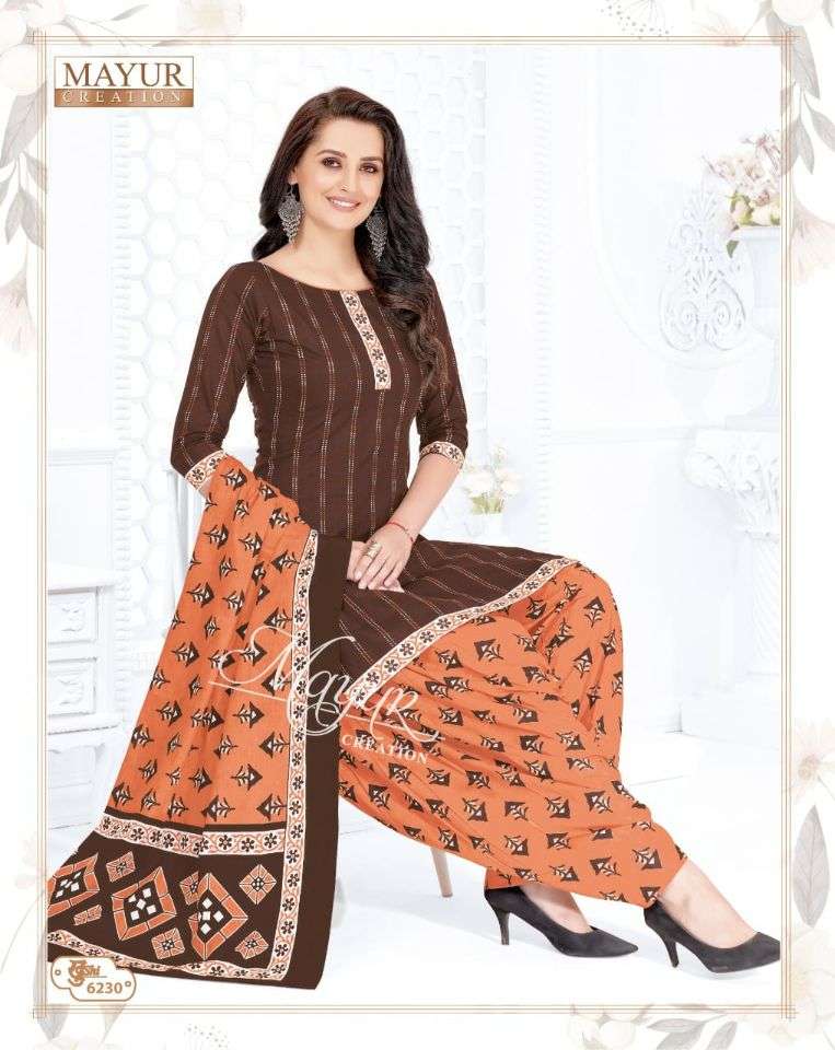 Mayur Khushi vol-62 series 6201-6235 pure cotton suit