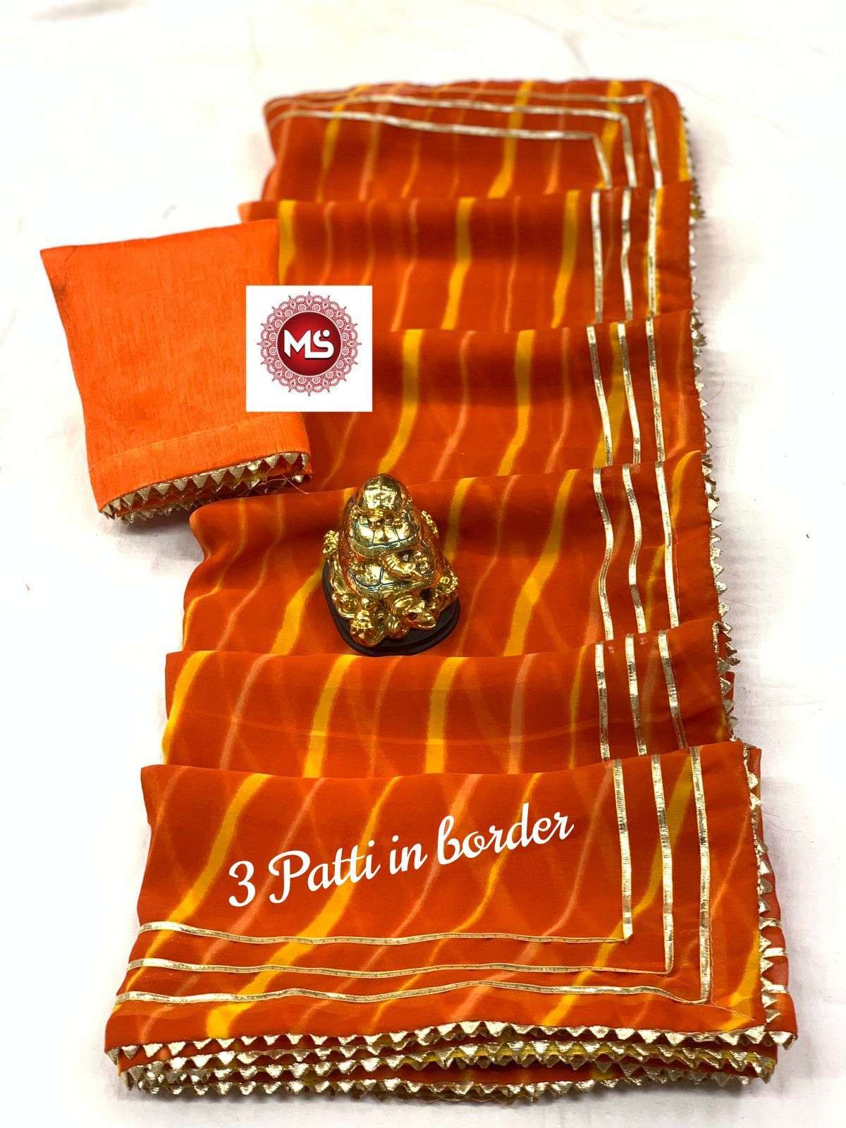 MS BRAND LEHRIYA DESIGNER GEORGETTE SAREE 