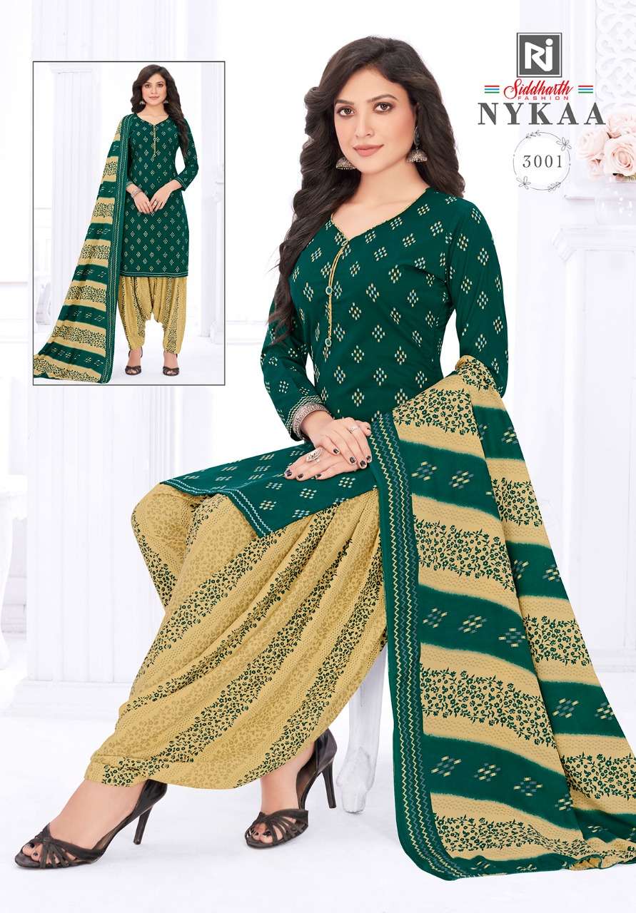 Siddharth Nykaa vol-3 series 3001-3014 pure cotton suit
