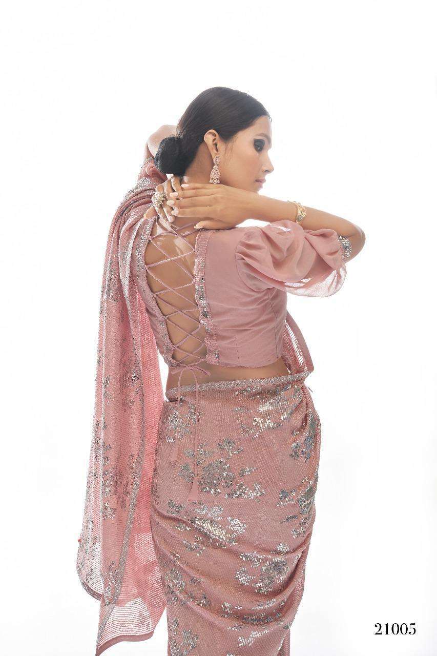 arya designs swarna vol 3 series 21001-21006 georgette saree