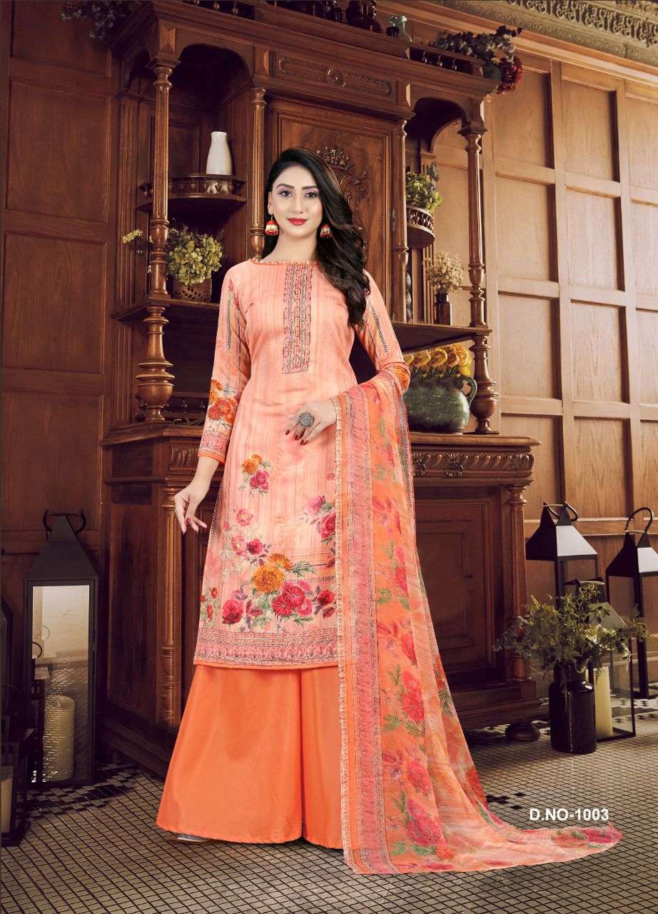 Raajshree Vintage Vol-1 By SSC Soft Cotton Neck Designing suit