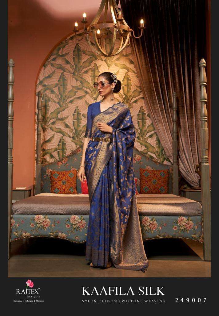 Buy Firozi Color Nylon Silk Saree With Nylon Silk Blouse Online - SARV01923  | Andaaz Fashion