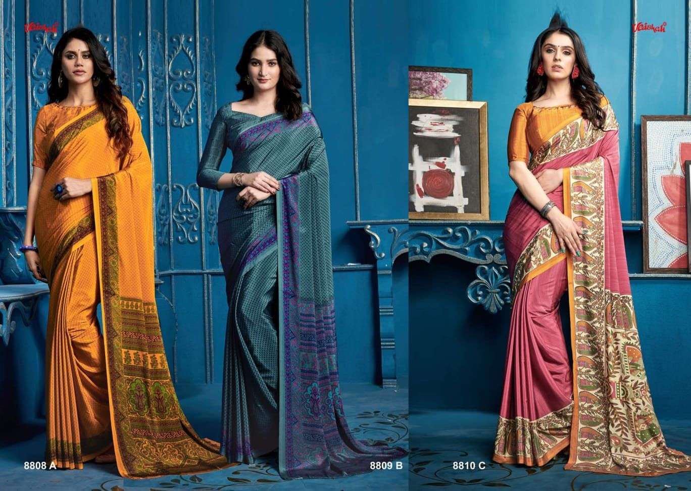 vaishali uniform special catalogue silk saree