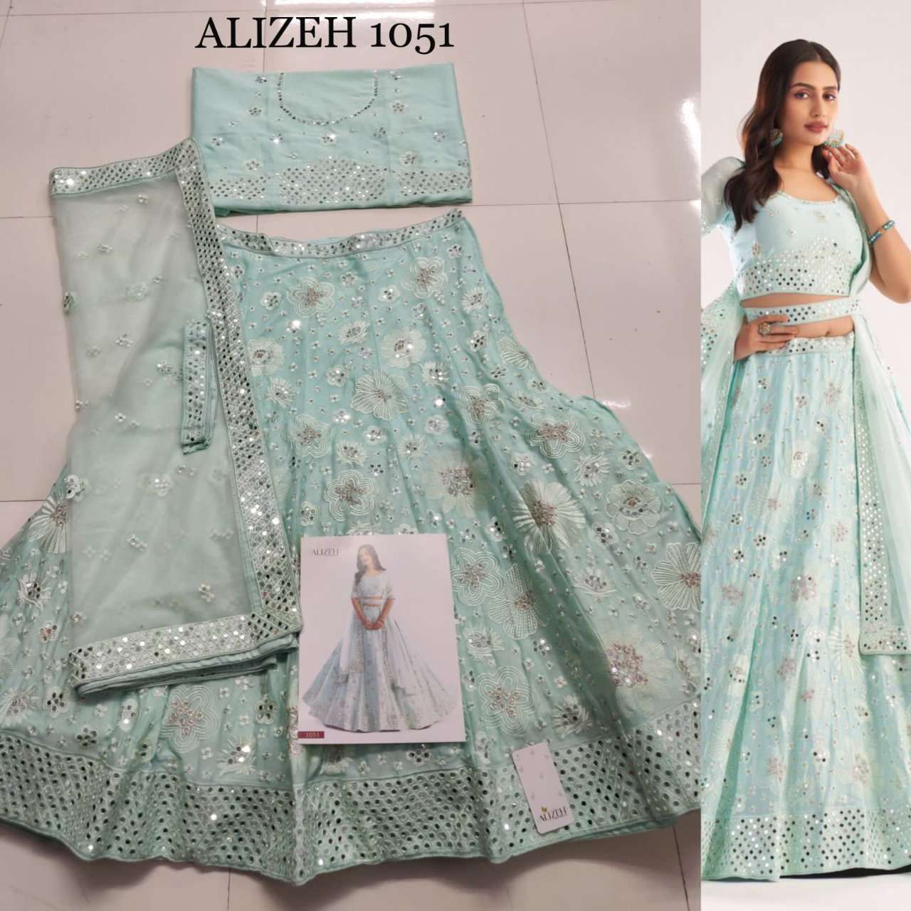 ALIZEH OFFICIAL BRIDAL HERITAGE PREMIUM COLLECTION DESIGNER BUTTERFLY NET SUIT 