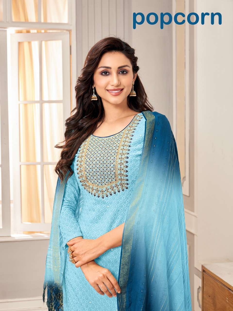 artio popcorn series 38001-38006 rayon readymade suit