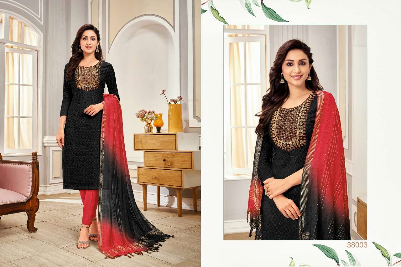 artio popcorn series 38001-38006 rayon readymade suit