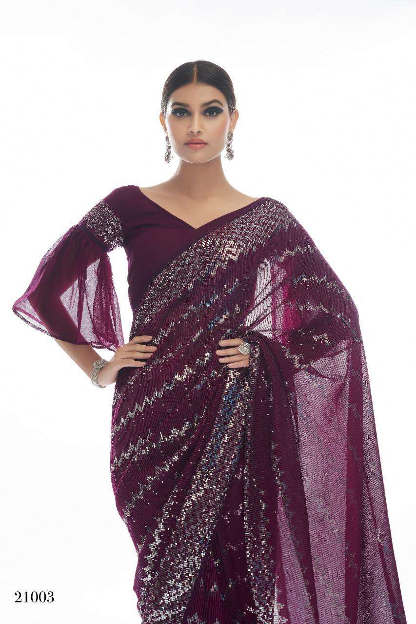 ARYA DESIGNS SWARNA VOL 3 DESIGNER GEORGETTE SAREE