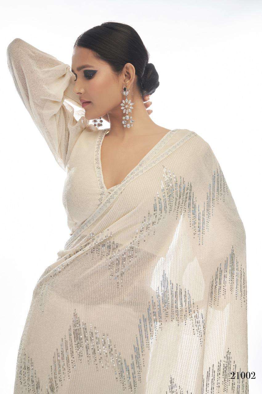 ARYA DESIGNS SWARNA VOL 3 DESIGNER GEORGETTE SAREE