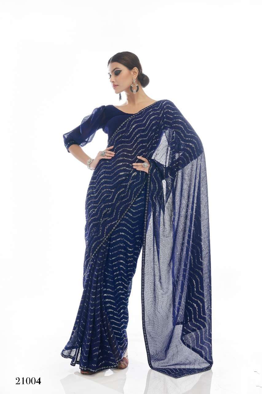 ARYA DESIGNS SWARNA VOL 3 DESIGNER GEORGETTE SAREE