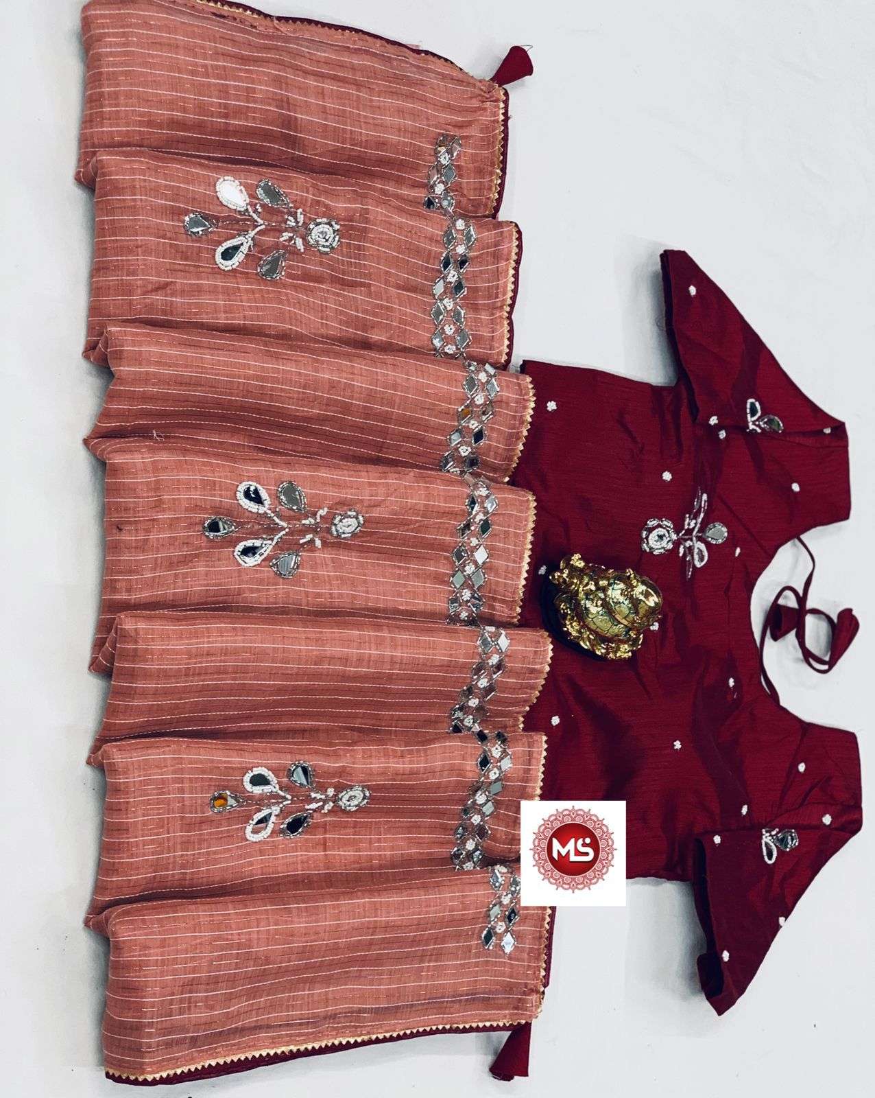 MS BRAND MIRROR PALLU DESIGNER KHADI LINEN COTTON SILK SAREES