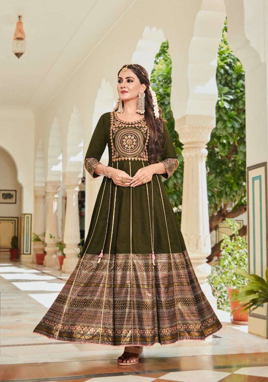 kajal style fashion colorbar vol 8 series 8001-8008 heavy rayon kurti