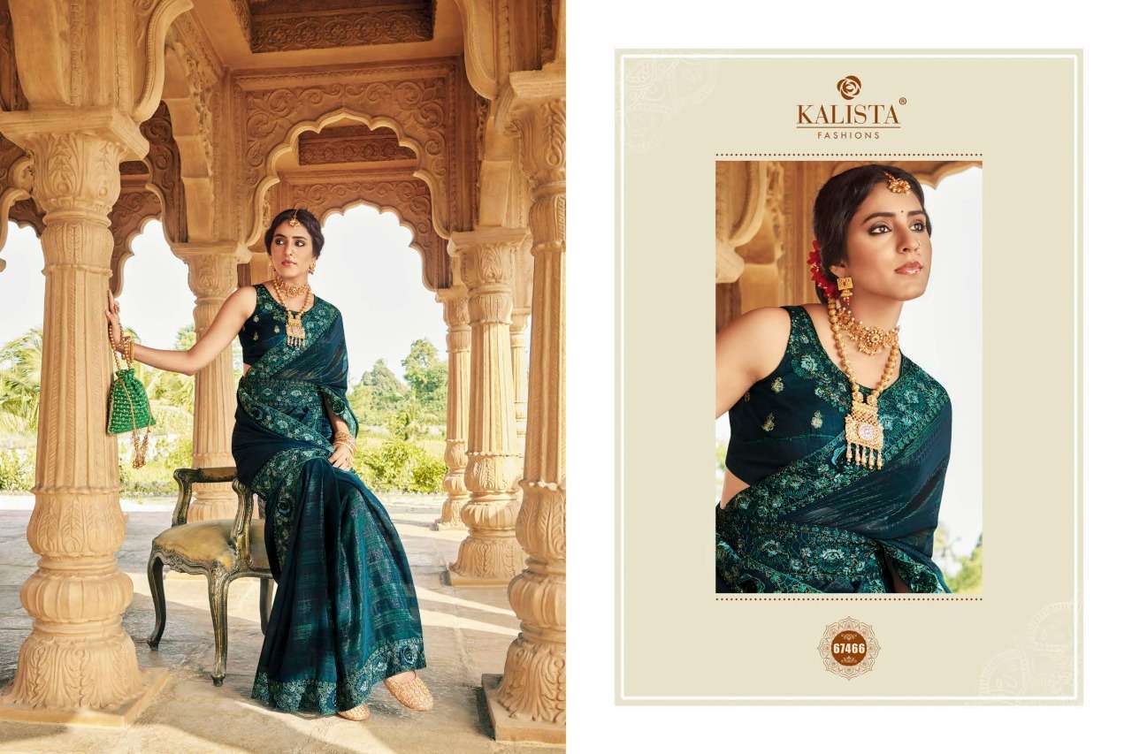 kalista cindrella series 67462-67467 cocktail saree