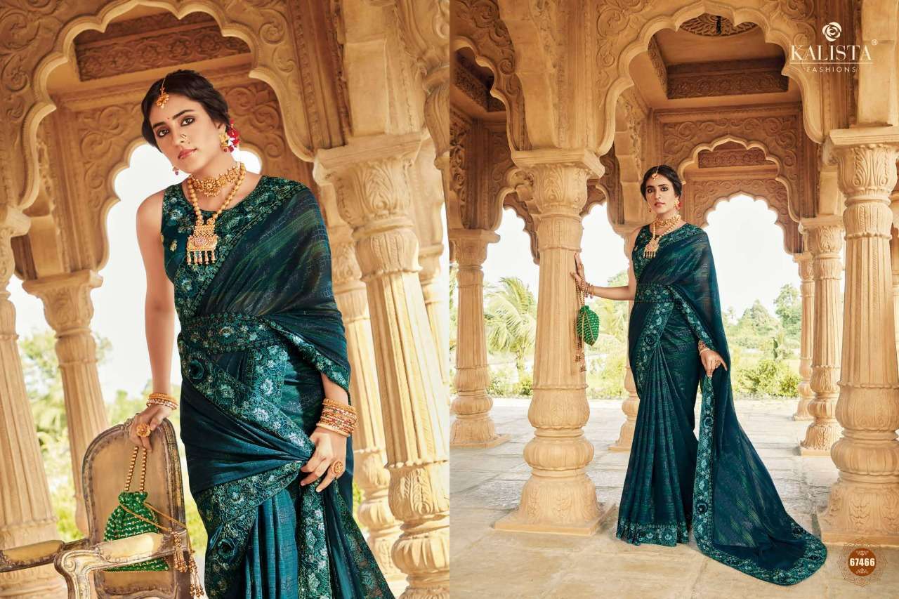 kalista cindrella series 67462-67467 cocktail saree