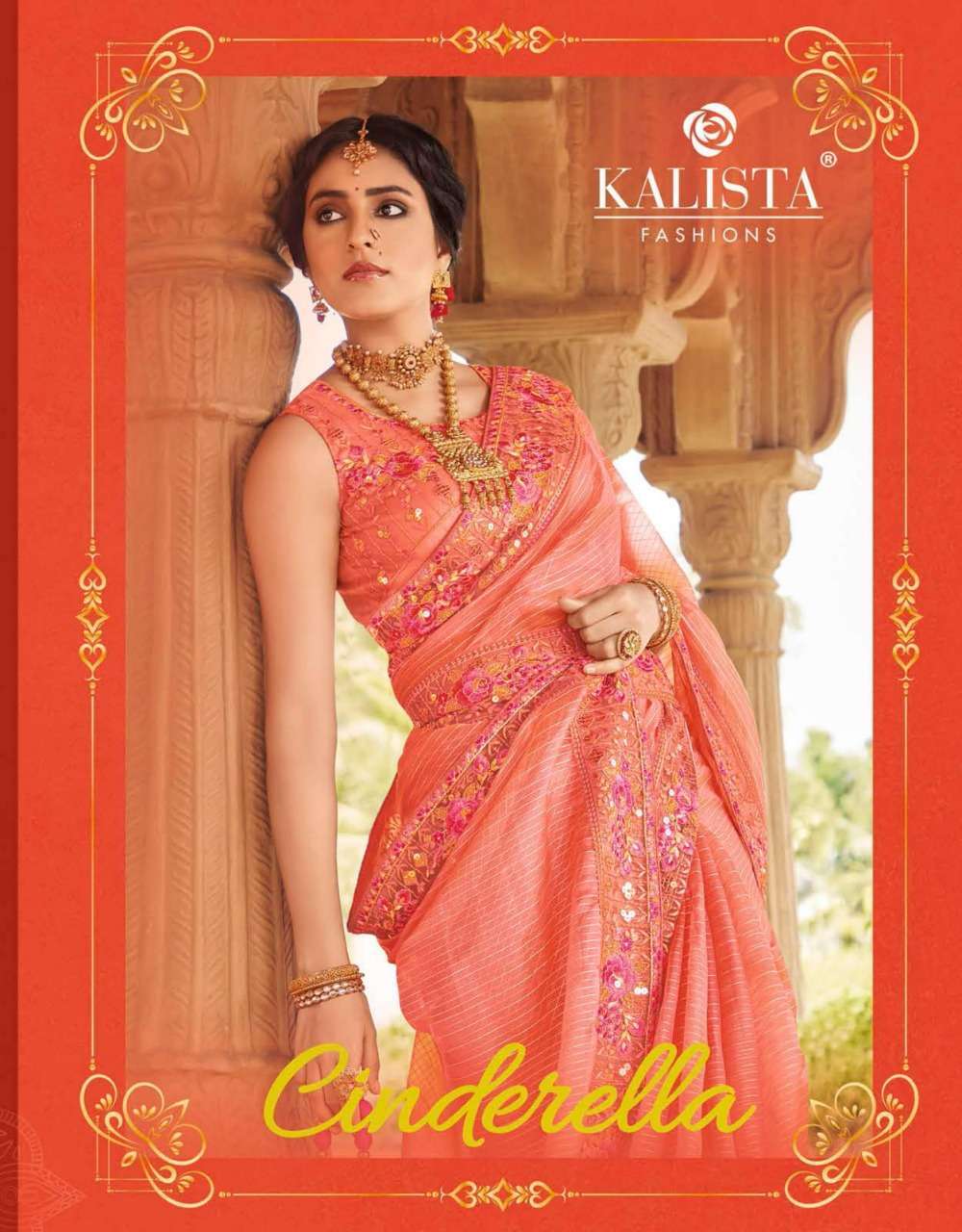 kalista cindrella series 67462-67467 cocktail saree