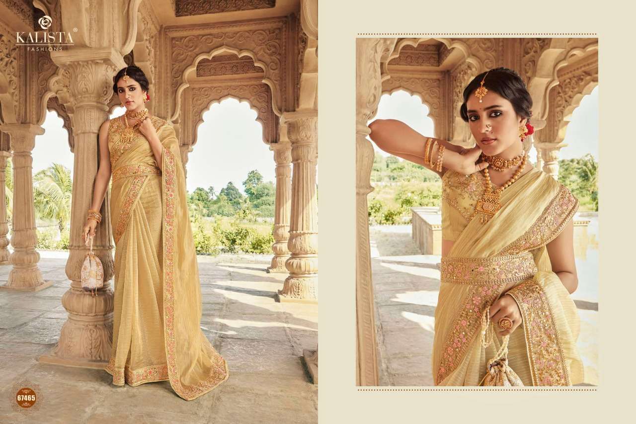 kalista cindrella series 67462-67467 cocktail saree
