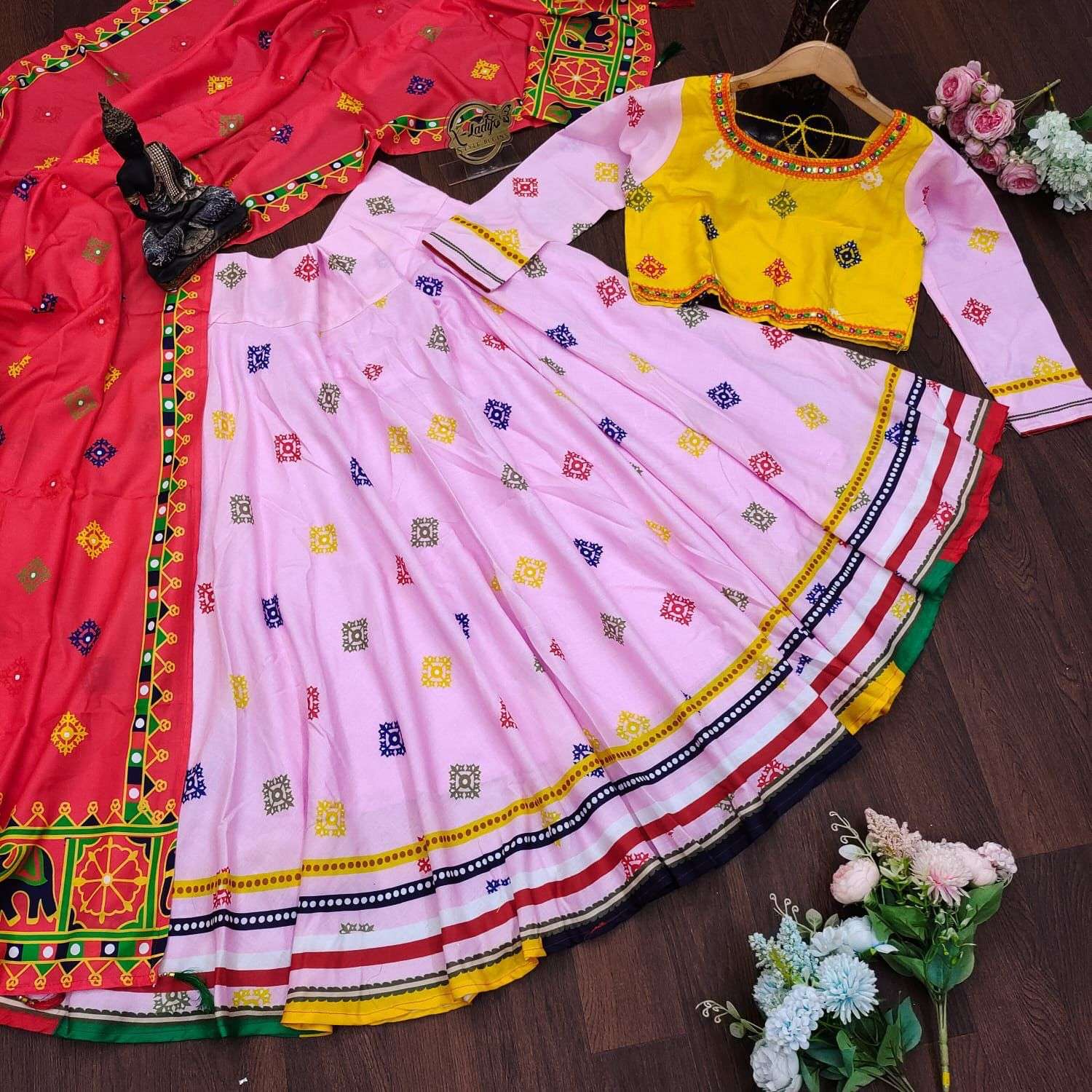 Ladies Designer cotton lehenga at Lowest Price in Ahmedabad -  Manufacturer,Supplier,Gujarat