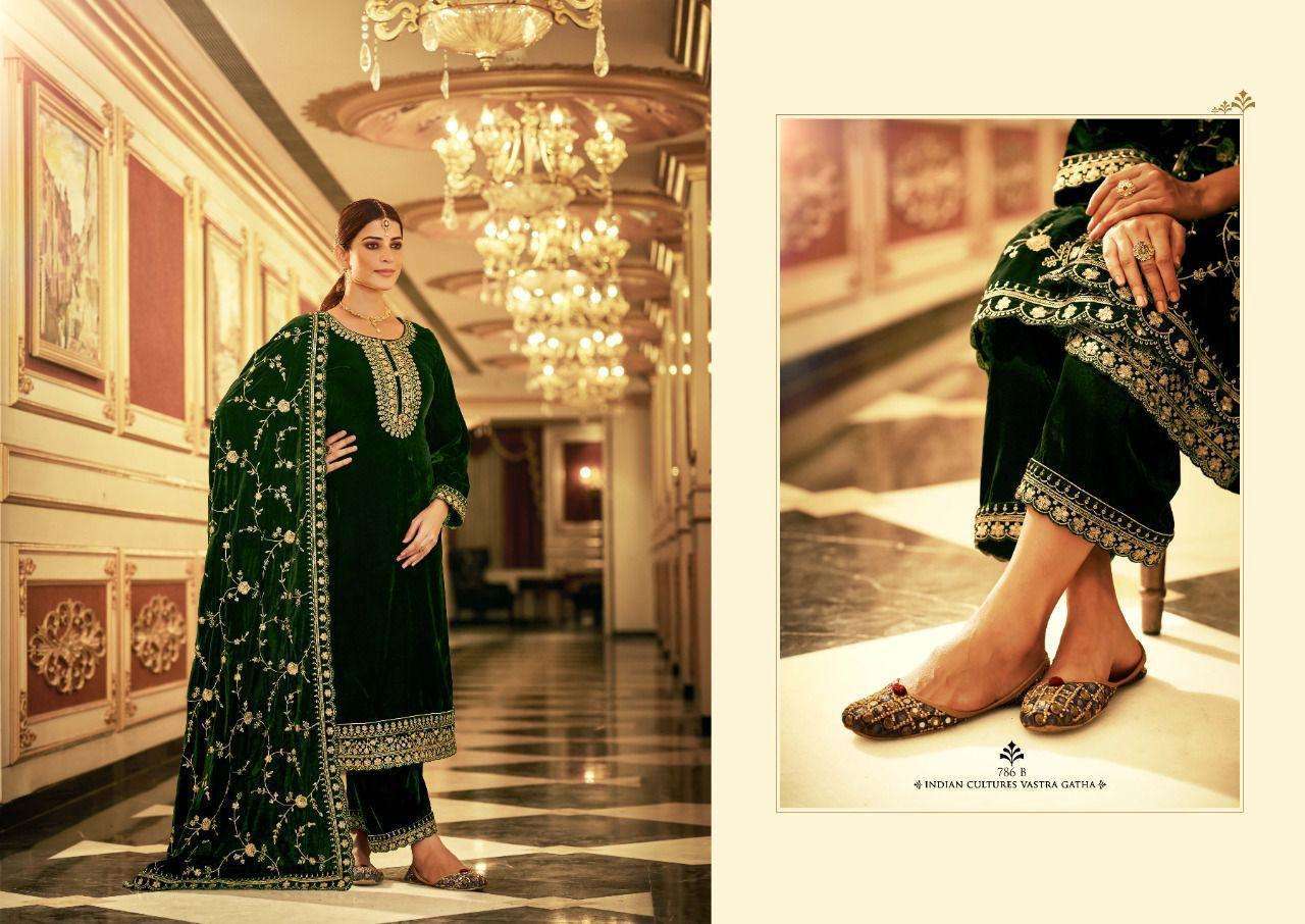 sargam cora series 786 premium 9000 velvet suit 