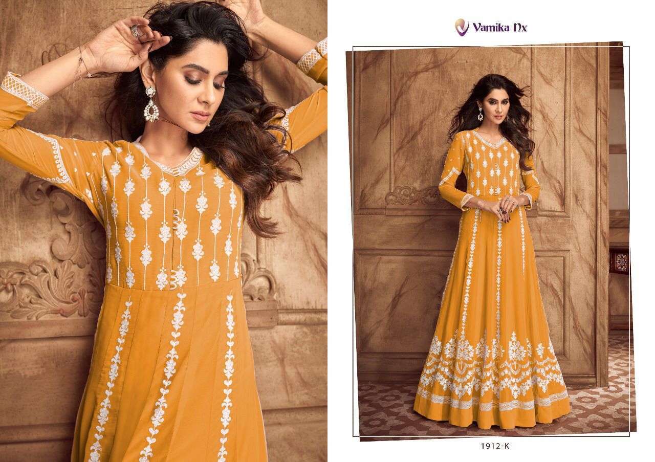 vamika nx siya vol 2 dark color series 1912 pure georgette kurti 
