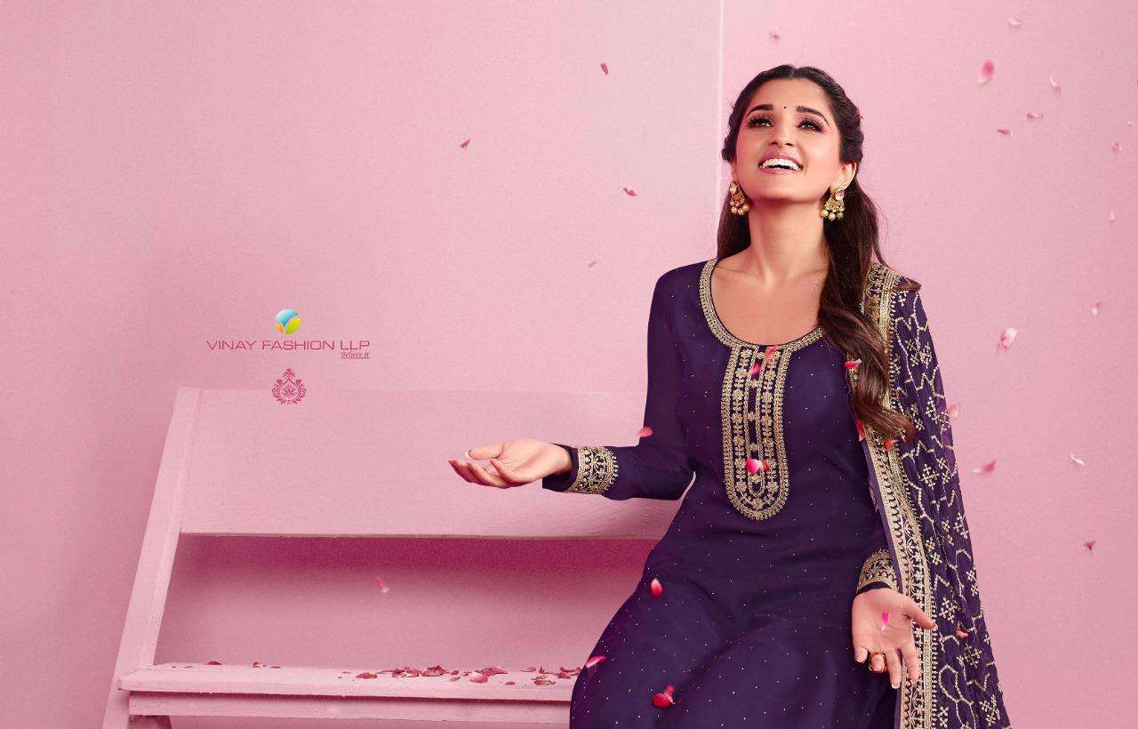vinay nilofar 2 hitlist series 60901-60907 georgette suit 