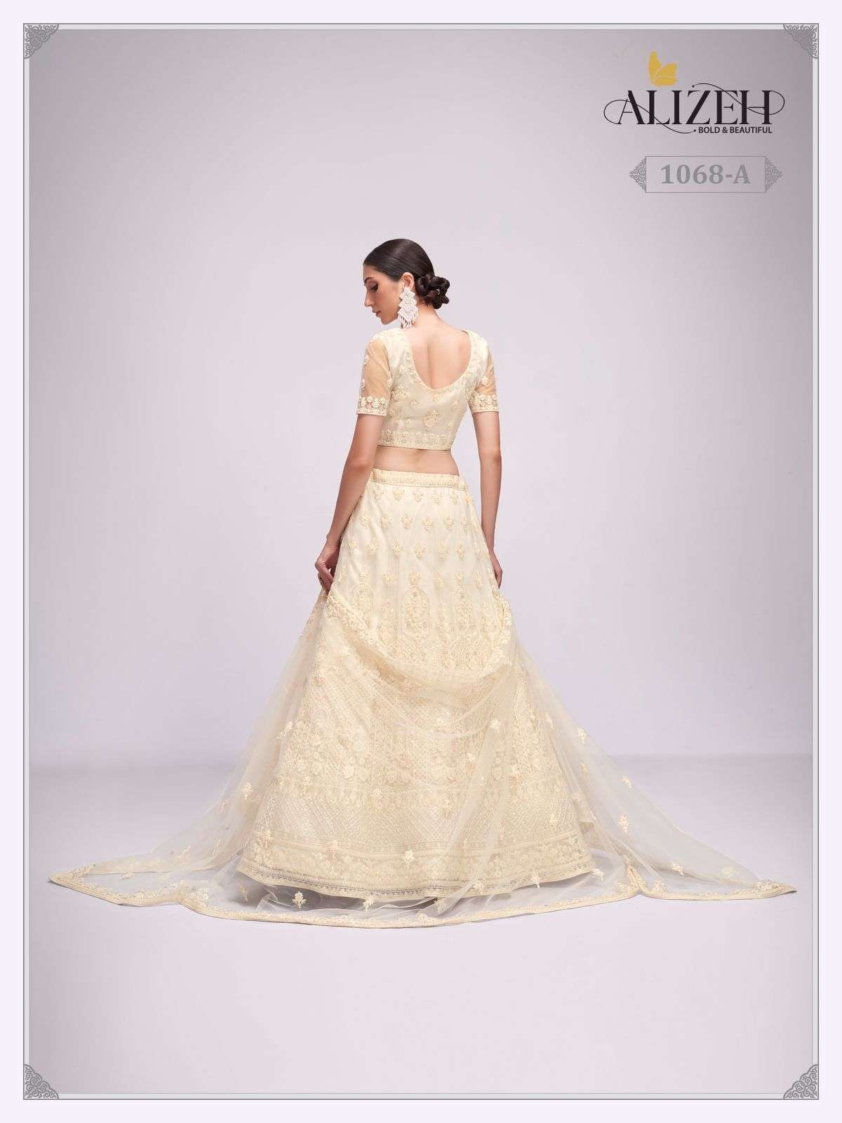 alizeh official bridal heritage vol 3 designer net lehenga 