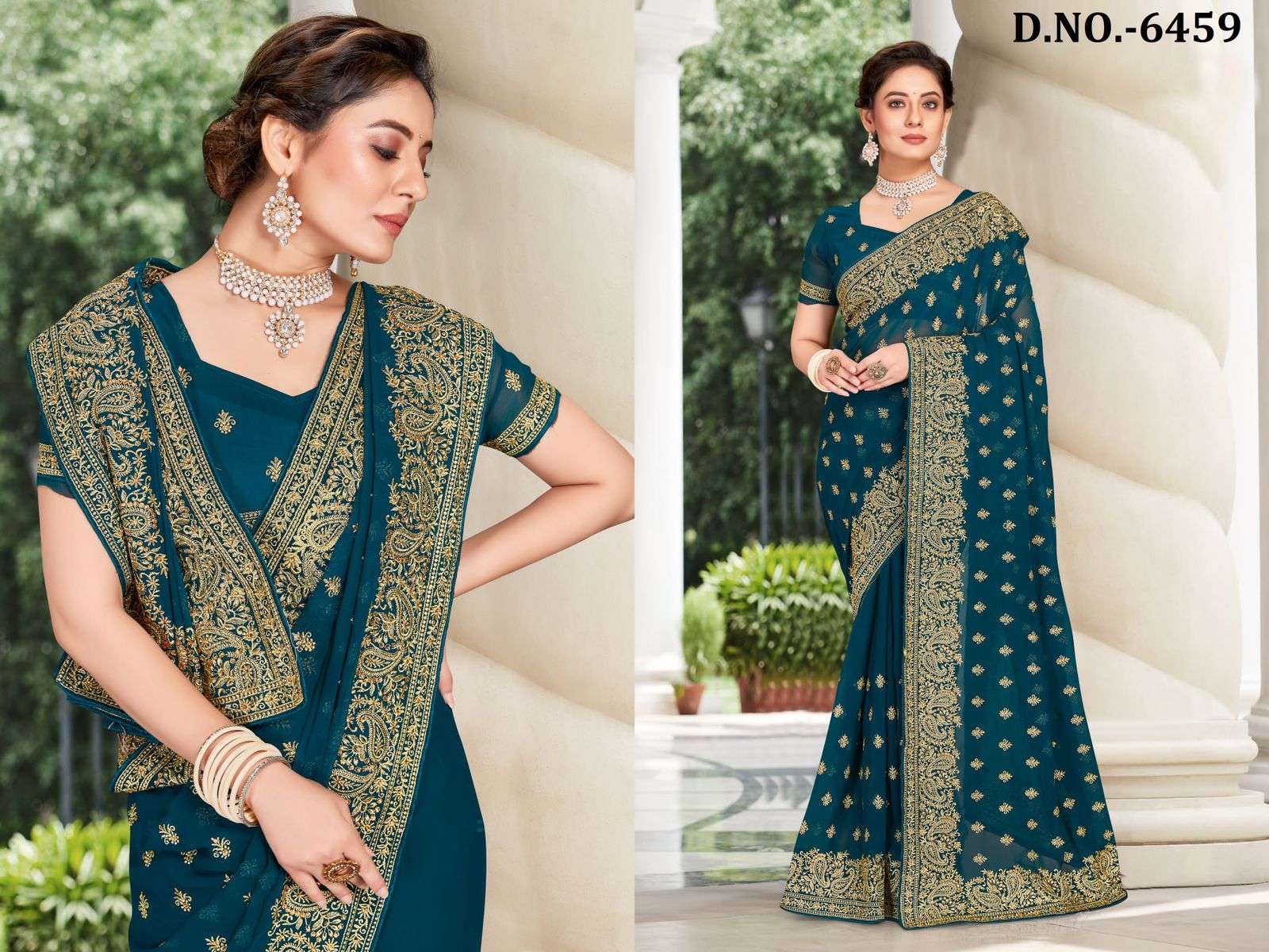 nari fashion boutique designer georgette saree