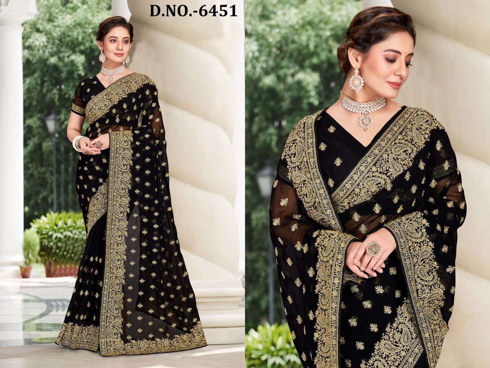 nari fashion boutique designer georgette saree