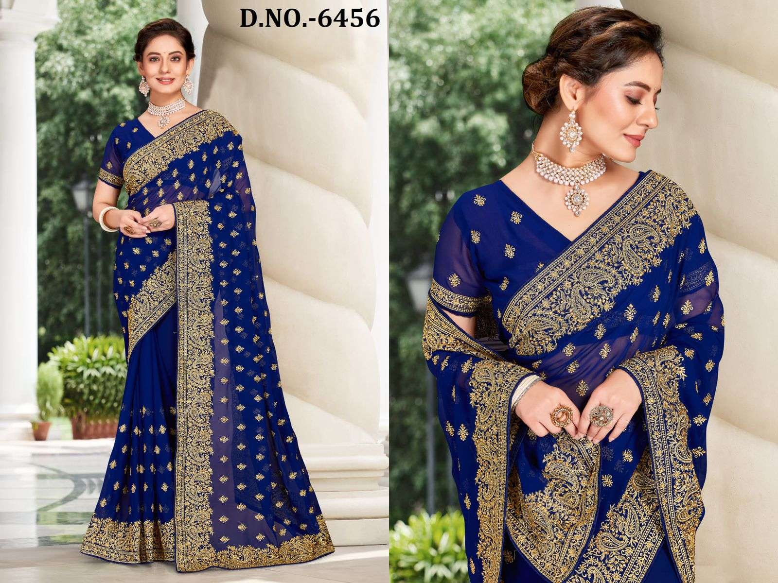 nari fashion boutique designer georgette saree