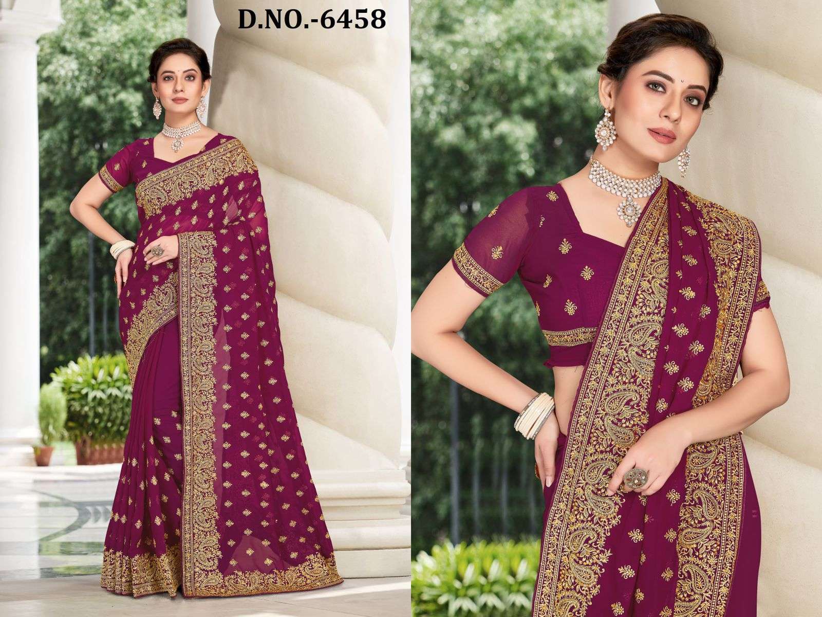 nari fashion boutique designer georgette saree