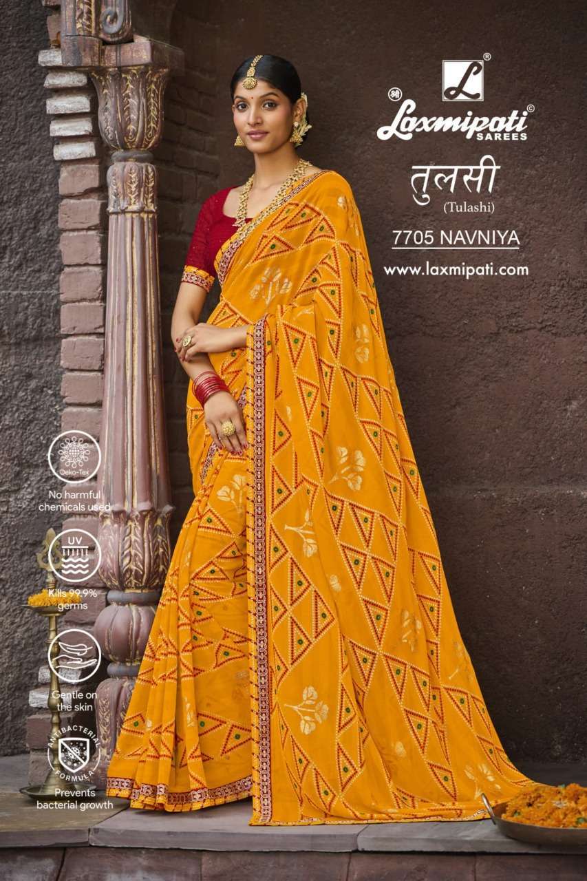 Laxmipati Rajnee 8329 Georgette Multicolor Saree – Laxmipati Sarees | Sale