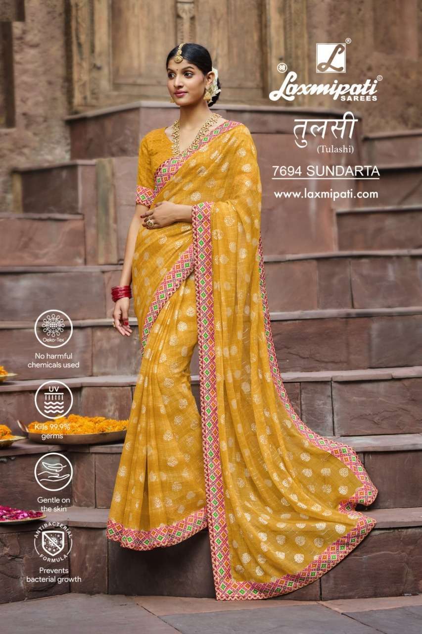 Chhabra 555 Brown Sarees - Buy Chhabra 555 Brown Sarees online in India