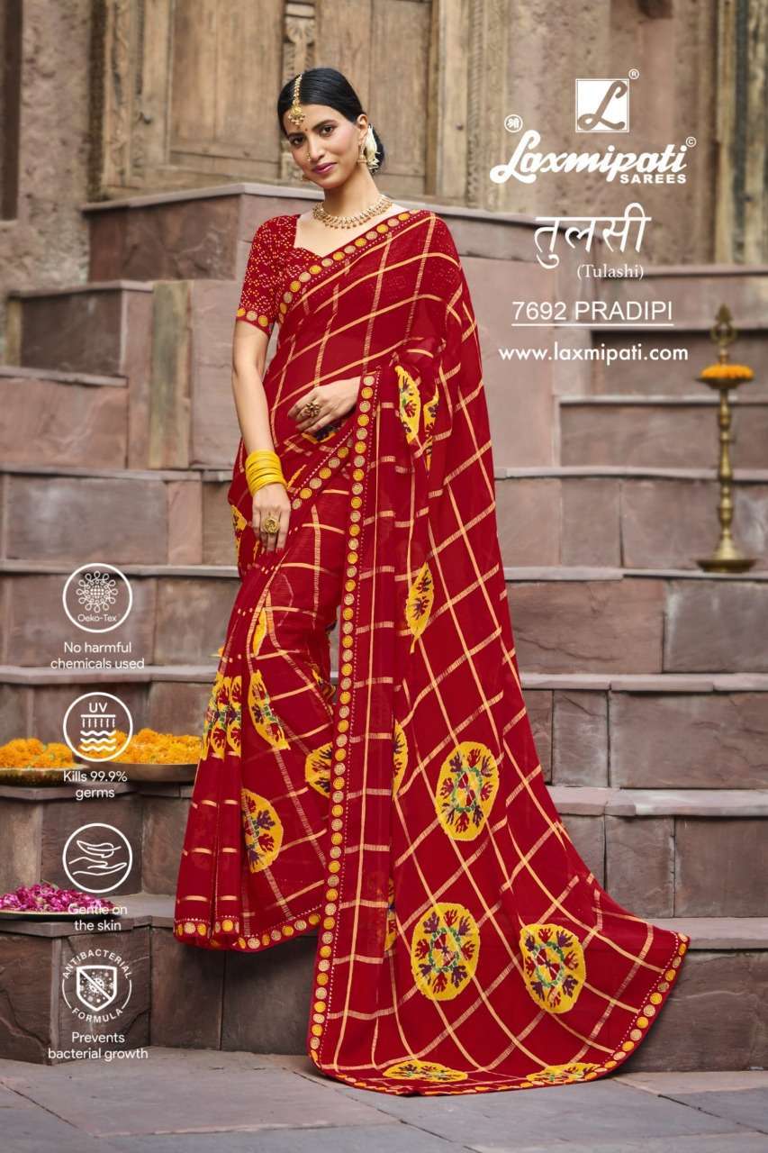 Buy online Laxmipati Black Georgette Saree from ethnic wear for Women by  Aviya Collection's for ₹2199 at 0% off | 2024 Limeroad.com