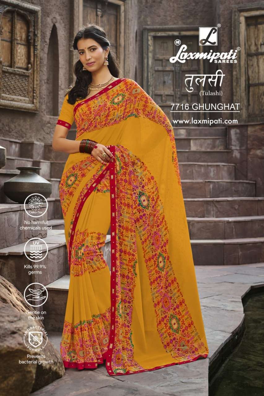 Brand - laxmipati Catalogue - rangrachi Fabric - pure georgette Singal  available ready to ship #designer #sareesofinstag… | Laxmipati sarees, Saree,  Printed sarees