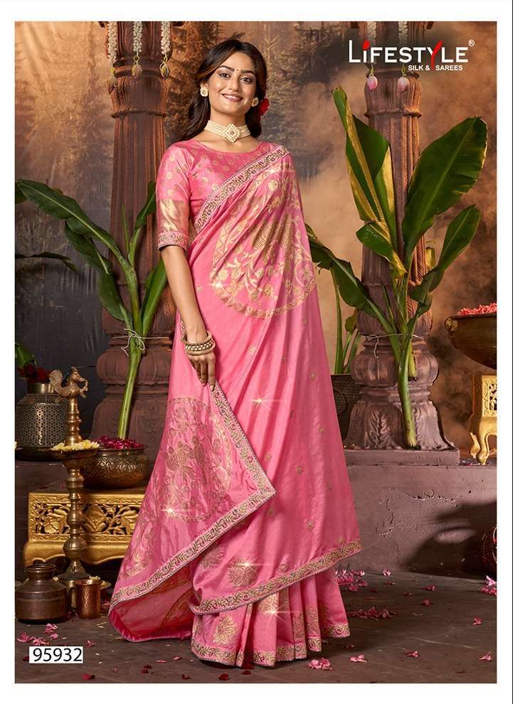 Gosiya Exports » LIFESTYLE BY NEW KATHA SILK SAREES ONLINE WHOLESALE SURAT  BEST PRICE INDIAN SAREE/SARI