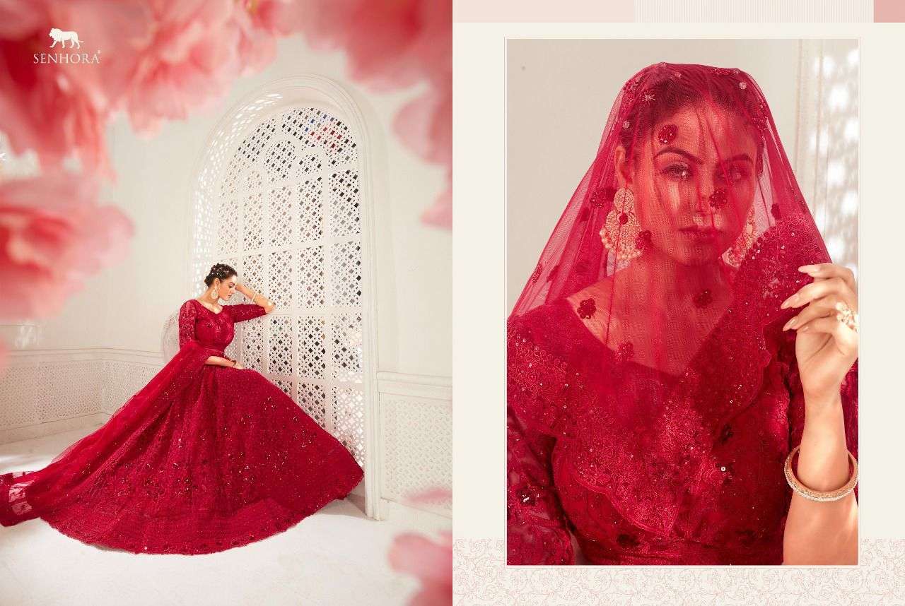 senhora dresses bridal heritage vol 9 designer net lehenga
