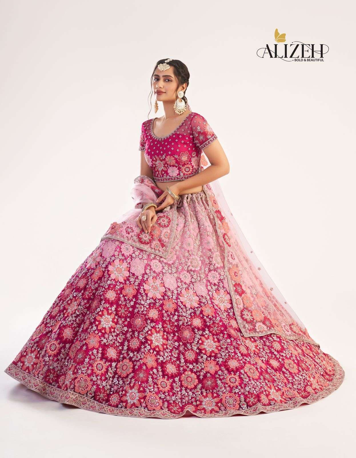 alizeh bridal heritage premium 1049 fancy lehenga