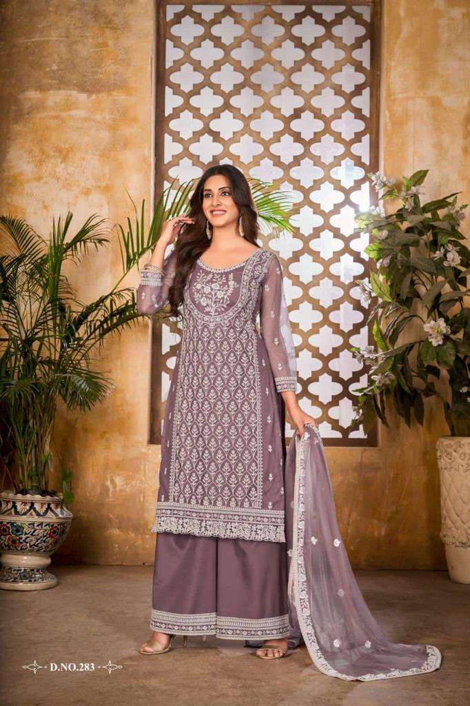 dani fahsion vaani vol 28 net cording work suit 