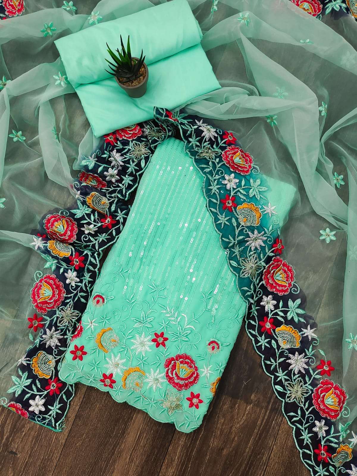 Sabya saachi-36 designer faux georgette non catalog salwar suit