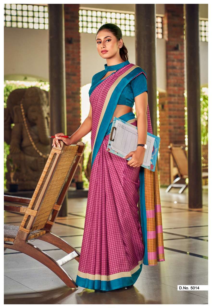 Cotton Silk Uniform Saree in Pollachi - Dealers, Manufacturers & Suppliers  - Justdial