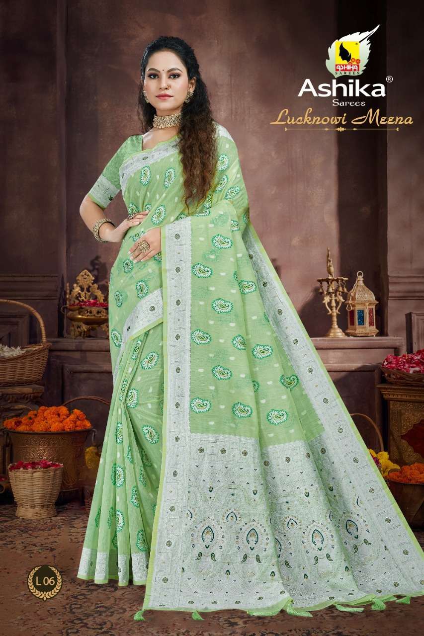 Meena Bazaar – Embroidered Net Saree with Zari work at Big… | Flickr