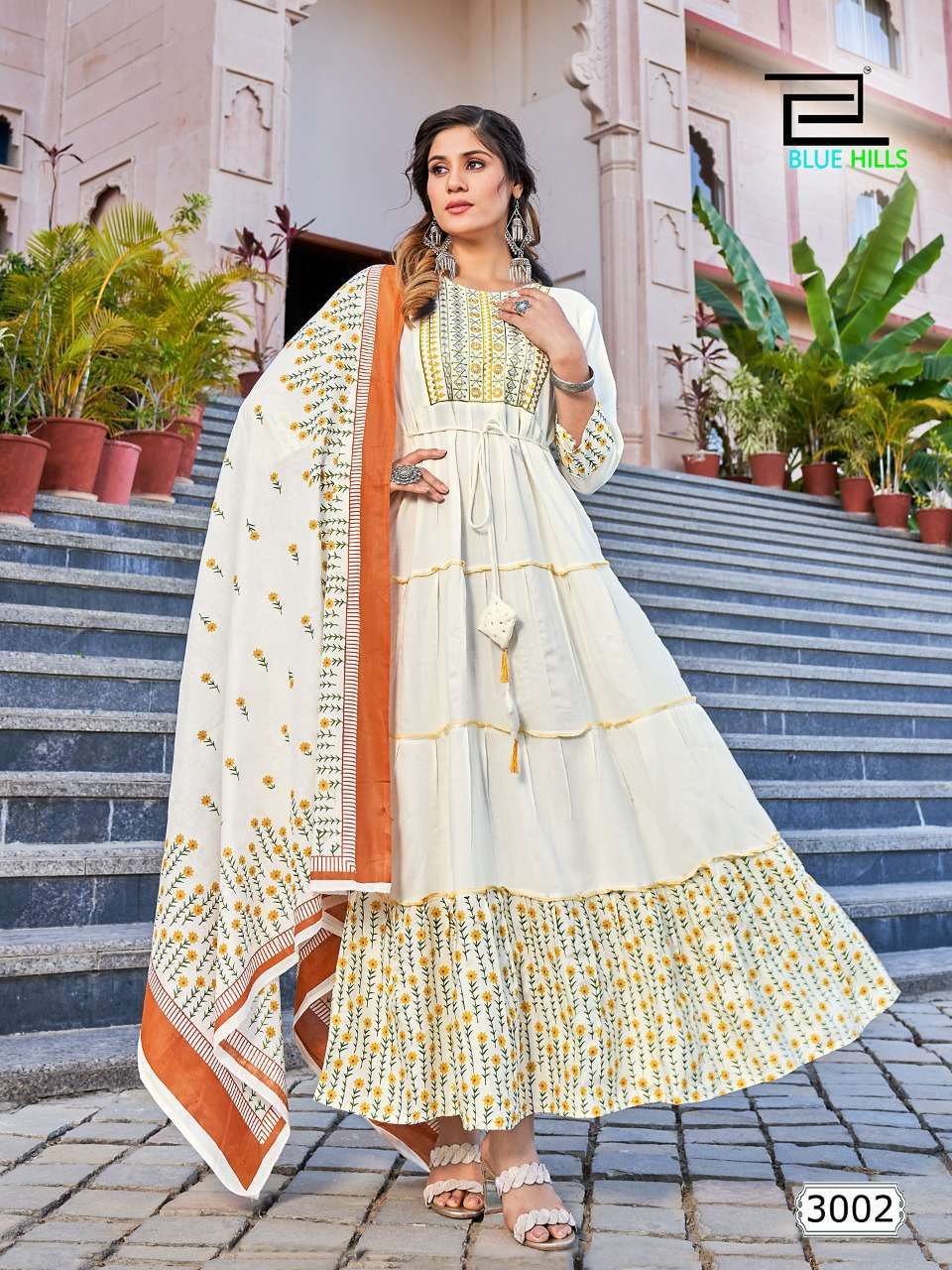blue hills colors vol 3 series 3001-3004 14 kg rayn kurti 