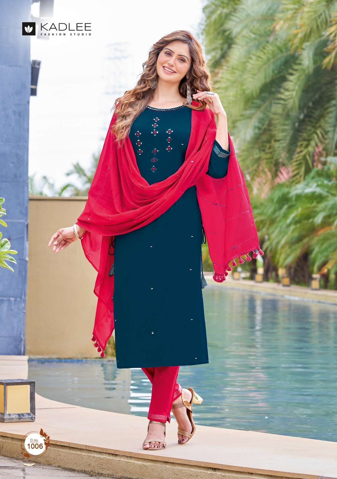 kadlee vintage series 1001-1006 viscose weaving suit 