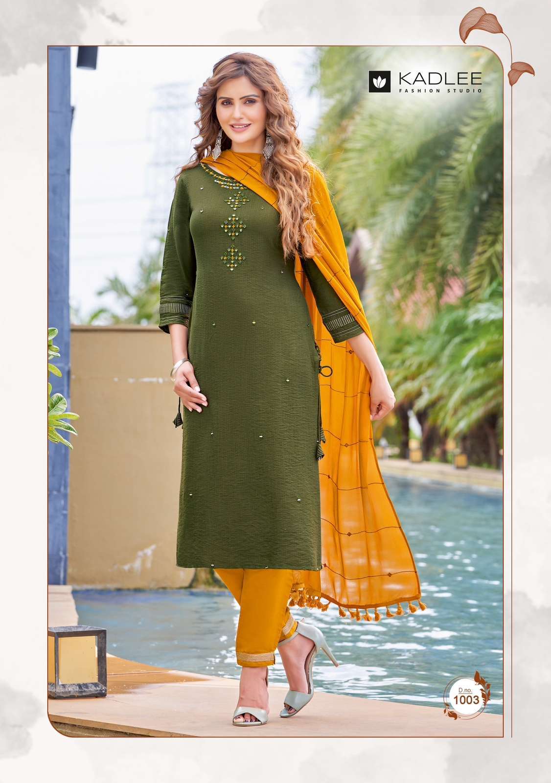 kadlee vintage series 1001-1006 viscose weaving suit 