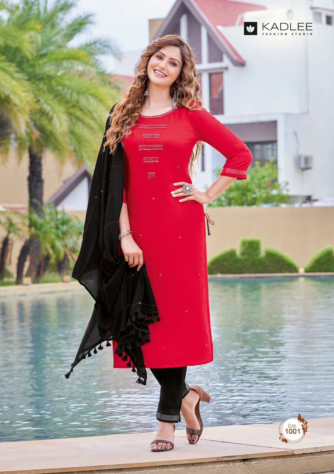 kadlee vintage series 1001-1006 viscose weaving suit 