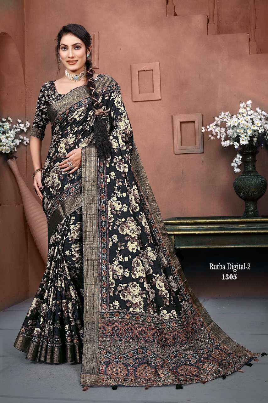 mintorsi rutba digital vol 2 series 1301-1310 banarasi cora silk saree 