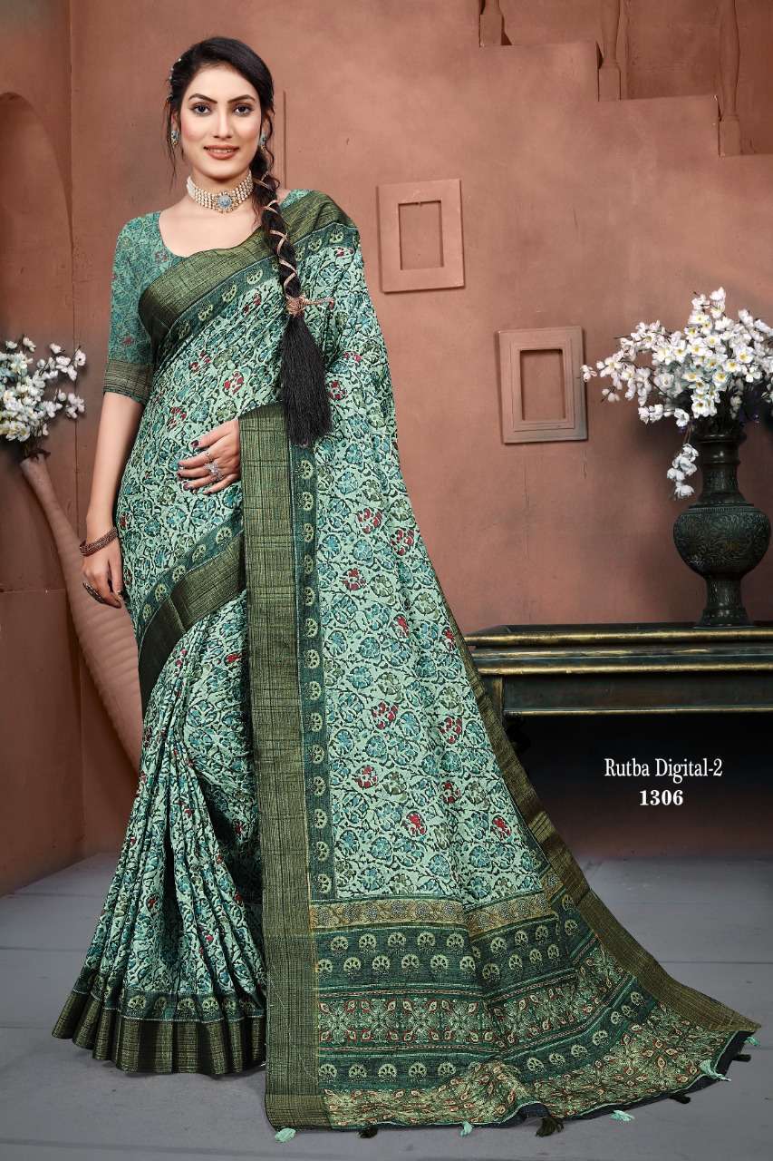 mintorsi rutba digital vol 2 series 1301-1310 banarasi cora silk saree 