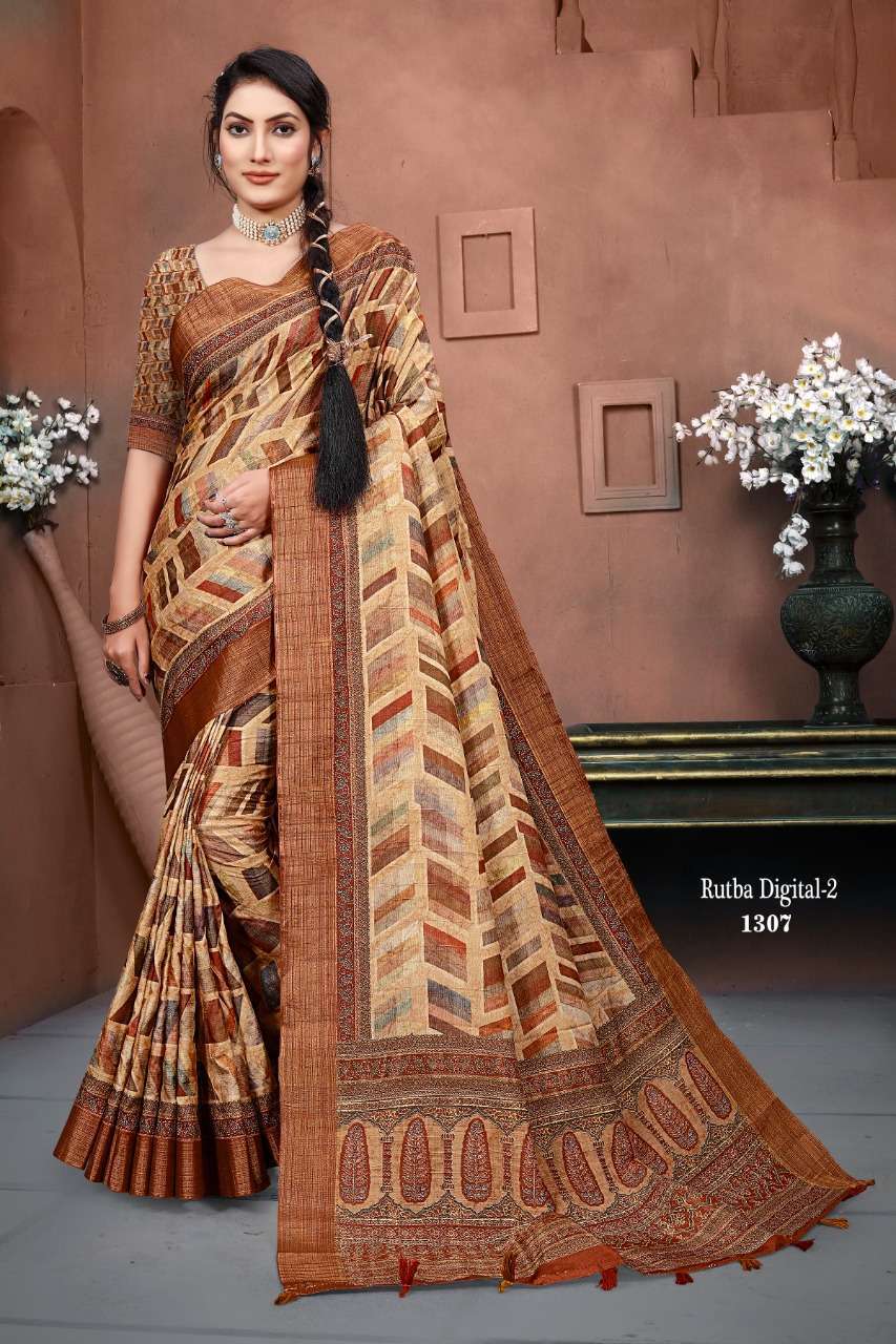 mintorsi rutba digital vol 2 series 1301-1310 banarasi cora silk saree 