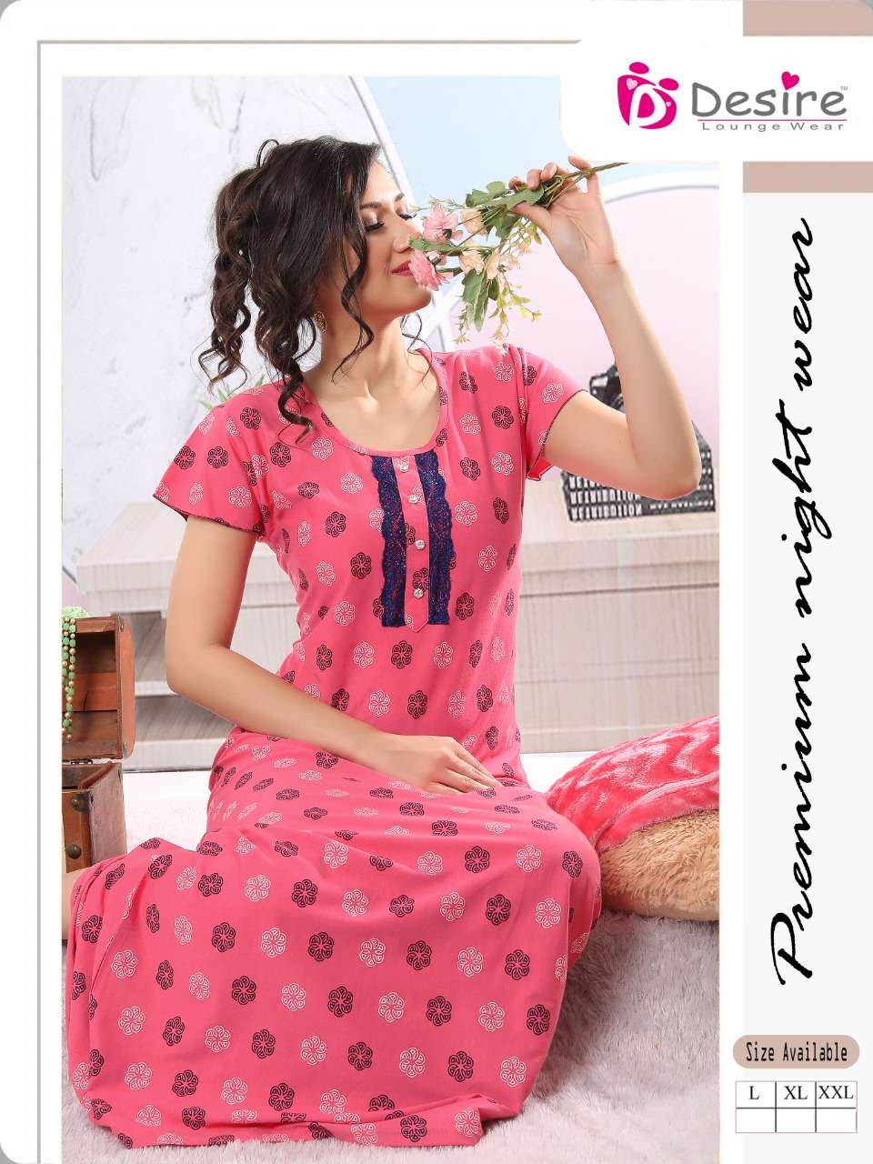 Premium Series Nighty Catalogue Pure Cotton Hosiery
