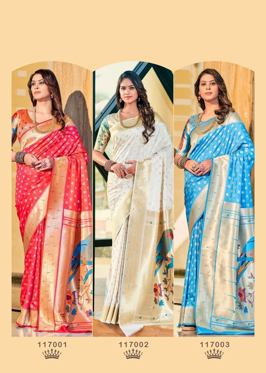 Rajpath naysha paithani series 117001-117006 paithani silk saree
